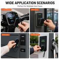 Cartes-clés RFID NFC MIFARE DESFire EV3 2K personnalisées haute sécurité pour vélos électriques et trottinettes électriques