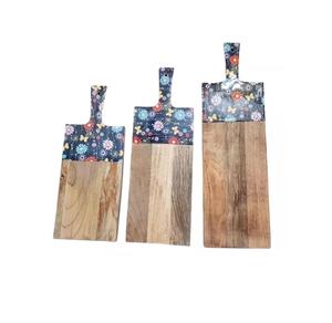 Planche à découper moderne de forme ronde en marbre et en bois pour légumes, nouveau Design, haute vente - Product Image 4