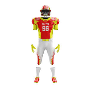 Hot Sale Custom Made American <b>Football</b> Uniform Breathable Sports Club Sublimation with Short Sleeves Plus <b>Size</b> Sets - Product Image 5