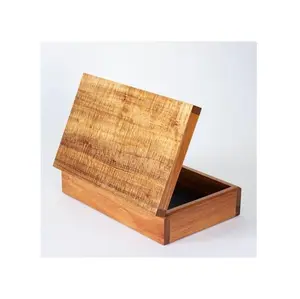 Деревянная коробка для украшений ручной работы с цветочной резьбой и вставкой из латуни, органайзер для хранения подарков, новинка, 2023