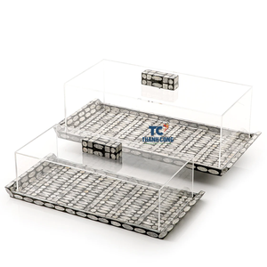 ชุดตกแต่งบ้าน2023เดือนรอมฎอนชุดวางช็อคโกแลตแบบใหม่พร้อมถาดวางเค้กแฮนด์เมดแบบฝังมุก - Product Image 1