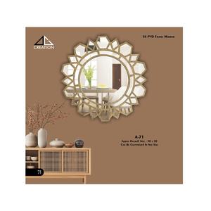 Espejo de marco moderno SS PVD con material Premium SS 304 Ideal para uso a largo plazo en condiciones húmedas - Product Image 5