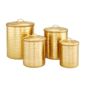 Boîte alimentaire en métal cuivre stockage et récipient des aliments à la maison et dans la cuisine - Product Image 5