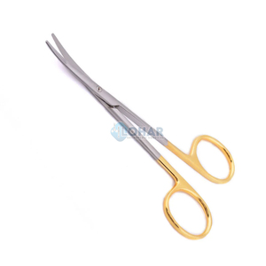 Tijeras de disección Tc Mayo Longitud total recta y curva 14cm y 17cm Instrumentos quirúrgicos Acero inoxidable - Product Image 5