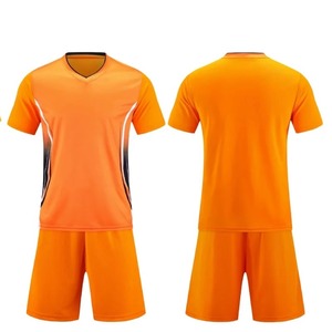 Maillots de football vente en gros de chemises de football de la série personnalisée 100% polyester extensible séchage rapide conception personnalisée broderie par sublimation OEM - Product Image 4