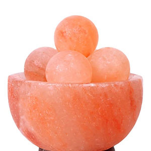 Cuenco de Sal del Himalaya con Cable USB y Regulador de Intensidad, Hecho a Mano, Tacto Real, Artesanía Orgánica Natural, Decoración para Fiestas y Bodas, Lámpara de Sal PK al por Mayor - Product Image 6