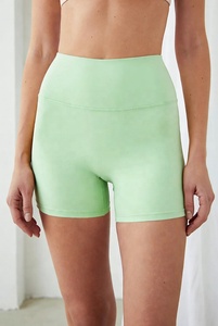 Shorts de Yoga de Alto Rendimiento, Elásticos, de Cintura Alta, Ligeros y Transpirables para Entrenamiento - Product Image 4