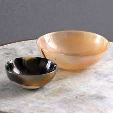 Natural Buffalo Horn Serving <b>Bowl</b> Customized Shape Food Mixing <b>Bowl</b> Dinnerware Custom Size Horn <b>Dessert</b> Chocolate Serving <b>Bowl</b> - Product Image 6