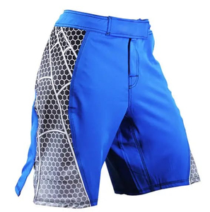 Shorts de boxe personnalisés OEM, vêtements d'entraînement et de combat, design floral de haute qualité, trunks de kickboxing thaïlandais, option avant, durables, séchage rapide - Product Image 2