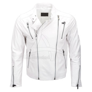Nouvelle arrivée, veste d'hiver pour homme en cuir de vachette de haute qualité, design personnalisé, respirante, avec col montant et logo sur le devant - Product Image 1