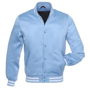 Nouveautés, personnalisez vos propres couleurs, livraison rapide, 100% satin pur, fabrication 2026, veste de baseball en satin, veste pour homme - Product Image 3