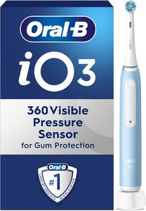 แปรงสีฟันไฟฟ้า iO2 Oral-B หัวแปรงสีฟันอ่อนโยน1ชิ้นกล่องใส่อุปกรณ์เดินทาง1ชิ้นที่ใส่รีฟิลสำหรับเดินทาง1ชิ้นแปรงสีฟันสำหรับช่องปาก - Product Image 3