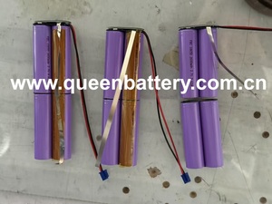 2S2P 7.2v 7.4v 8.4v 2s QB <span class=keywords><strong>18650</strong></span> queenbattery 7.2V <span class=keywords><strong>5200mAh</strong></span> 6400mah 7000mAh kipas mini senter mesin pos genggam paket baterai - Product Image 2
