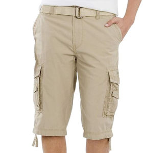 Pantalones cortos de uso diario de carga de utilidad de nuevo estilo, pantalones cortos de medio pantalón para hombre con bolsillo, pantalones cortos de carga para hombre con logotipo personalizado - Product Image 3