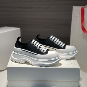 Chaussures en toile unisexes de luxe à plateforme, style décontracté et tendance, à lacets, pour hommes et femmes, collection 2026, de haute qualité, de marque originale - Product Image 1