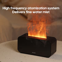 Mini diffuseur d'aromathérapie USB à effet flamme, humidificateur silencieux, diffuseur de parfum, machine à rafraîchir l'air