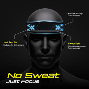 แถบคาดศีรษะสำหรับเล่นกีฬาที่ปรับแต่งได้พร้อมพิมพ์โลโก้ระบายอากาศได้ดีผ้าคาดศีรษะสำหรับเล่นโยคะวิ่งเล่นยิมฟิตเนส - Product Image 3