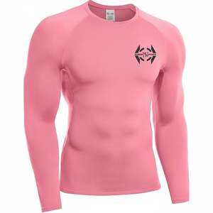 Rashguard de sport MMA pour homme personnalisé, sublimation, spandex/polyester, UPF50+, séchage rapide, respirant, manches longues, salle de sport - Product Image 1