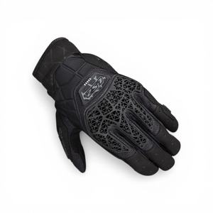 LS2 All Terrain II Black Summer <b>Touchscreen</b> Motorcycle Riding <b>Gloves</b> EN13594 Certified - Product Image 1