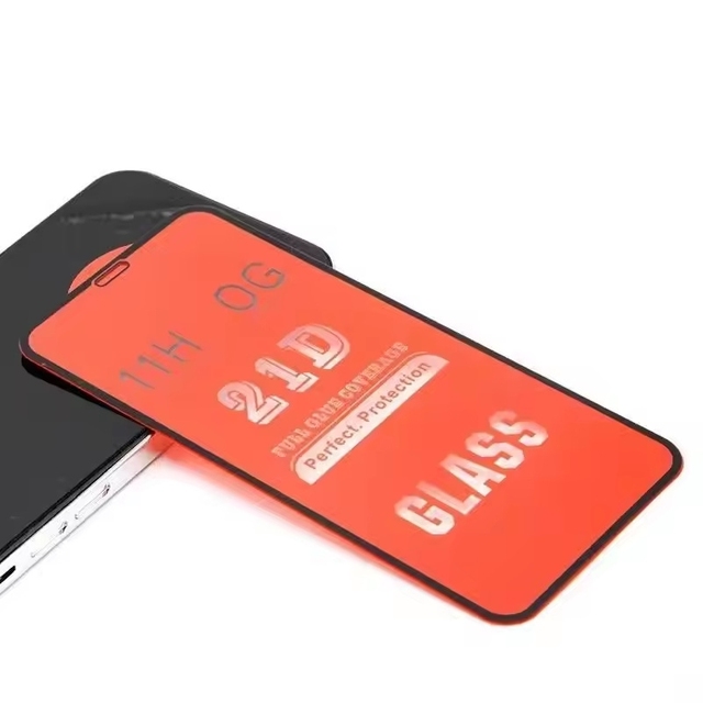 Wholesale Full Glue High Quality Protective 21D 9D 9H Anti-Scratch Tempered Glass Screen Protector for iphone 16 15 14 Pro Max
