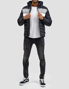 Matériau en nylon et polyester de haute qualité Veste bouffante personnalisée pour hommes Veste bouffante rembourrée en duvet bulle - Product Image 1