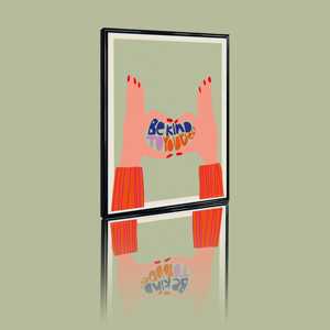 กรอบโลหะสีดำ Be Kind to Yourself เพื่อความสบายและมีสไตล์ - Product Image 3