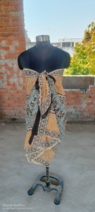 Wholesale Cotton Sarong| Block Print Sarong Pareo| Cotton Boho <b>Scarf</b> Beach Sarong - Product Image 4