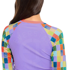 Chemise de plongée de style tendance pour femmes Rush Guard du Pakistan Logo personnalisé - Product Image 4