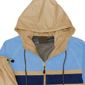 Survêtements en nylon coupe-vent bloc de couleur pour hommes vêtements de sport vêtements actifs vestes et pantalons ensembles de jogging deux pièces confortables - Product Image 5