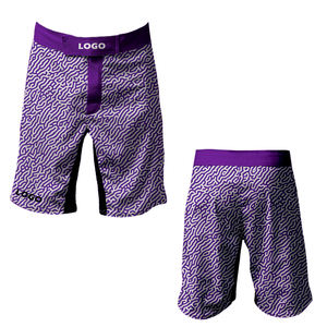 Pantalones Cortos de Boxeo MMA para Adultos con Logotipo Frontal Impreso Personalizado, 100% Poliéster, Transpirables, de Secado Rápido, Ligeros y Duraderos - Product Image 5