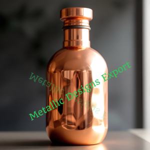 Pure Copper Water Bottle with Airtight Seal Compact <b>500ml</b>, Ayurvedic Wellness Ideal for Travel and Daily Use and Wide Capacity - Product Image 6