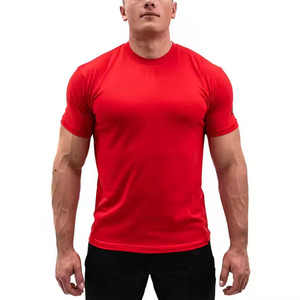 Camisetas personalizadas de verano para gimnasio, camisetas deportivas de secado rápido de manga corta de color sólido, camisetas personalizadas para hombre - Product Image 3