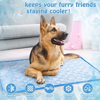 Tapis rafraîchissant pour chien, tapis rafraîchissant pour animaux de compagnie, moyen, endothermique, changeant de couleur, fibre rafraîchissante Arc-Chill, lavable, non toxique, tapis pour animaux de compagnie