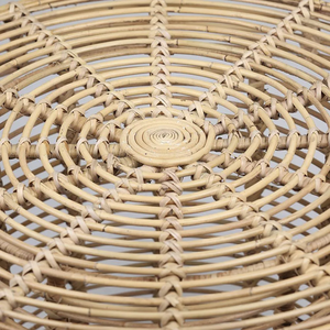 ขายส่งหวายธรรมชาติโต๊ะกาแฟกลมชายหาดเฟอร์นิเจอร์บ้านสไตล์ Boho handwicker ผลิตในเวียดนาม - Product Image 3