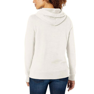 Pull-over à capuche en coton avec logo personnalisé pour femmes Sweat-shirt chaud d'hiver en polaire épaisse surdimensionnée Style Streetwear - Product Image 3