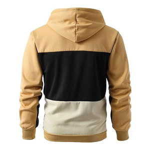 Sweat à capuche respirant en molleton 50% coton 50% polyester, coupe classique, pour l'hiver, col à capuche, impression personnalisée unie - Product Image 2