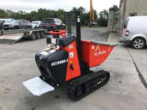Livraison Gratuite Kubota KC70VHD-4 Mini Dumper sur Chenilles Diesel 9.4 CV, Charge Utile 550 kg, Benne de 1.35 m de Hauteur - Product Image 4