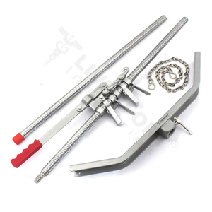 Premium Grade Stainless Steel Double <b>Ratchet</b> Lever-Pull Action Calf Puller Large Animal Veterinary Instruments Set CE ISO - Product Image 1