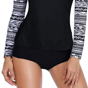 Direct Factory Supply Custom Made <b>Women</b> <b>Rash</b> <b>Guard</b> Anti-UV UPF50+ Breathable Quick Dry Long Sleeve Digital Print Sale - Product Image 4