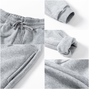 Conjunto Deportivo de Dos Piezas con Capucha Transpirable y Color Personalizado para Mujer, Ropa de Invierno, Logotipo Personalizado, Chándal Informal Talla XL - Product Image 6