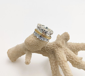 Anillo de moda Unisex ecológico de alta calidad de lujo de Plata de Ley 925 para mujer con ajuste de bisel de forma para fiestas de bodas - Product Image 3