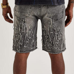 Shorts en jean décontractés grande taille de qualité supérieure pour homme – Collection été streetwear avec poches - Product Image 6