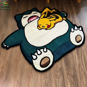 Tapis Anime Premium en Laine Tuftée à la Main pour Chambre d'Enfant, Salle de Jeux, Chambre à Coucher et Maisons Conviviales pour Animaux de Compagnie - Product Image 3