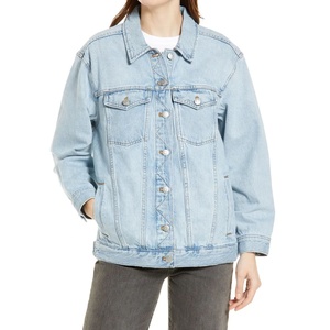 Chaqueta de mezclilla de gran tamaño azul XL de alta calidad para Otoño Invierno cómodo diseño largo relleno de algodón transpirable tela al por mayor - Product Image 4