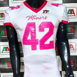 Maillot de football américain fan jersey parent sublimation attirail sergé broderie plus taille support personnalisé fabriqué en usine - Product Image 1