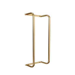 Stainless Steel Metal Towel Holder Great Organizer for Bathroom Towel Holder <b>Large</b> <b>Frame</b> Golden Plated - Product Image 2