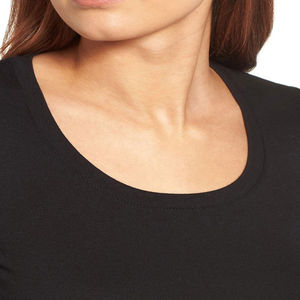 Camiseta de Manga Larga Personalizada para Mujer, Cuello Redondo, Algodón, Logotipo Personalizado, Secado Rápido, Transpirable, 100% Algodón - Product Image 5