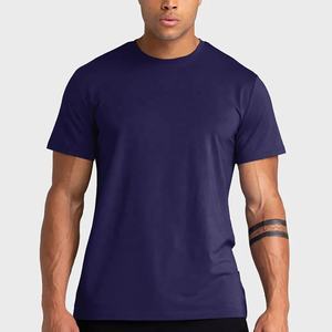 Camiseta de hombre de gran tamaño pesado de algodón 100% de alta calidad-Impresión personalizada Tallas grandes Estilo formal Transpirable - Product Image 1