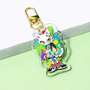 Porte-clés Mica Anime mignon pour décoration de sac d'école - Product Image 1