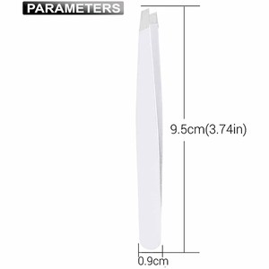 Pinzas de Cejas de Acero Inoxidable de Primera Calidad, Depilación, Punta Inclinada, Precisión, Pinzas de Extensión - Product Image 6